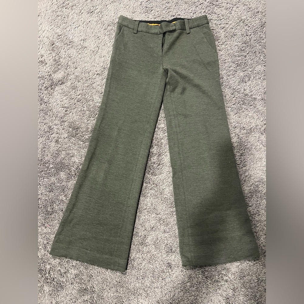 Tory Burch Wool Blend Wide Leg Trousers Size 8